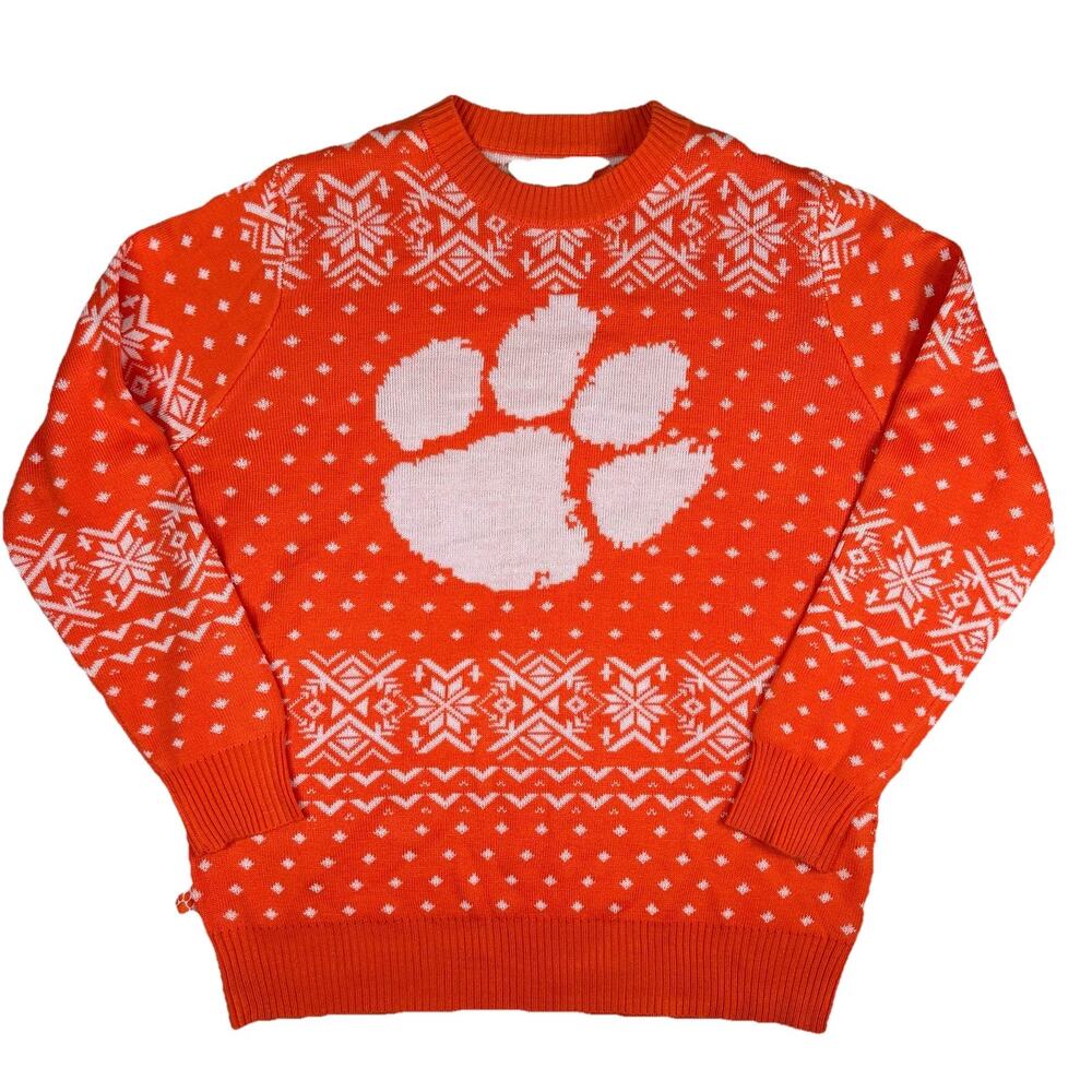 Campus Specialties Clemson Tigers NCAA Ugly Christmas Holiday Sweater Size XXL